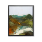 the path abstract landscape art Framed Canvas Print Gallery Image 8
