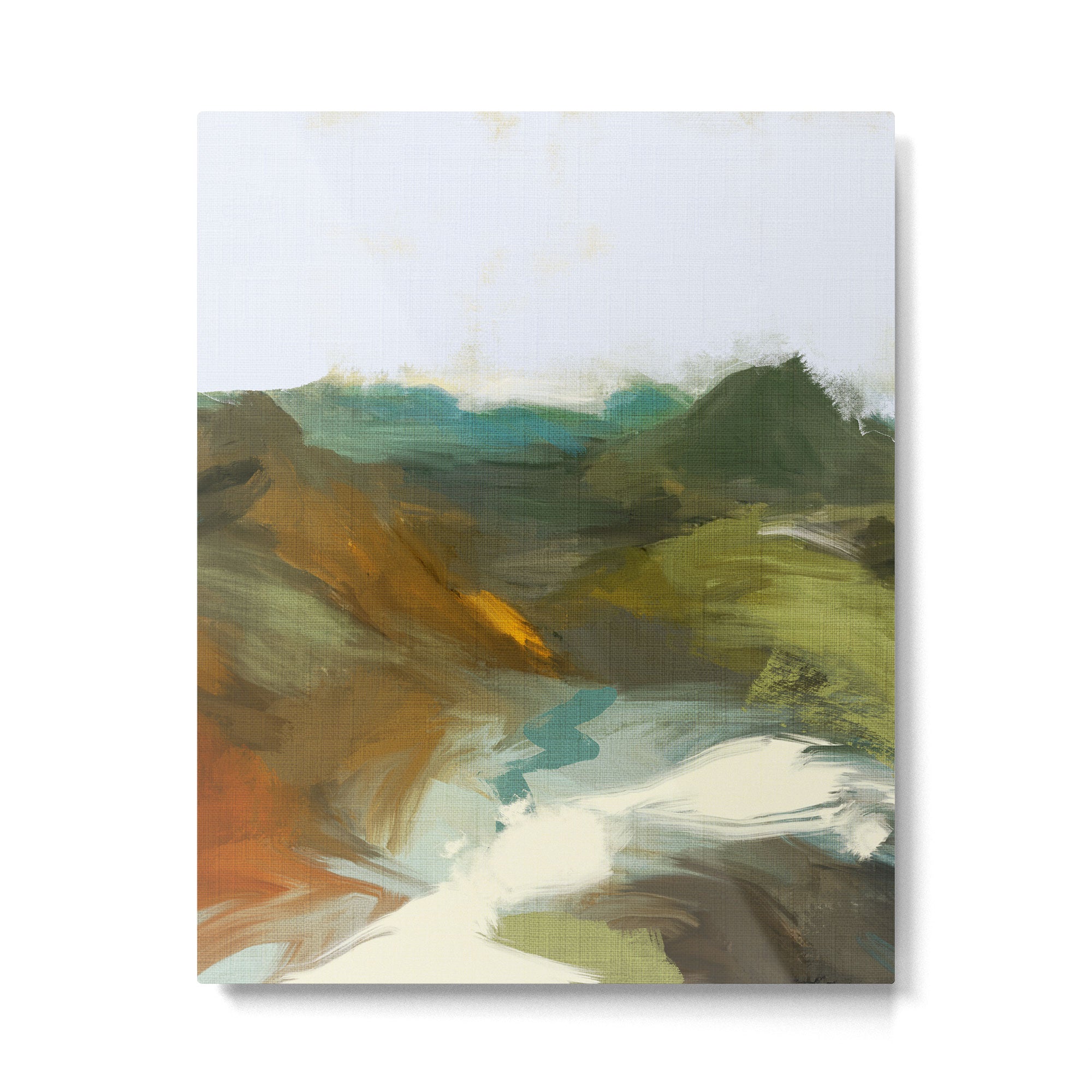 the path abstract landscape art Metal Print Gallery Image 6