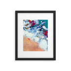 the sea on the beach abstract art Framed Art Print Gallery Image 6