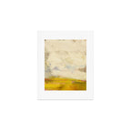 the sky over the fields abstract landscape Art Print Gallery Image 1