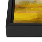 the sky over the fields abstract landscape Framed Canvas Print Gallery Image 3
