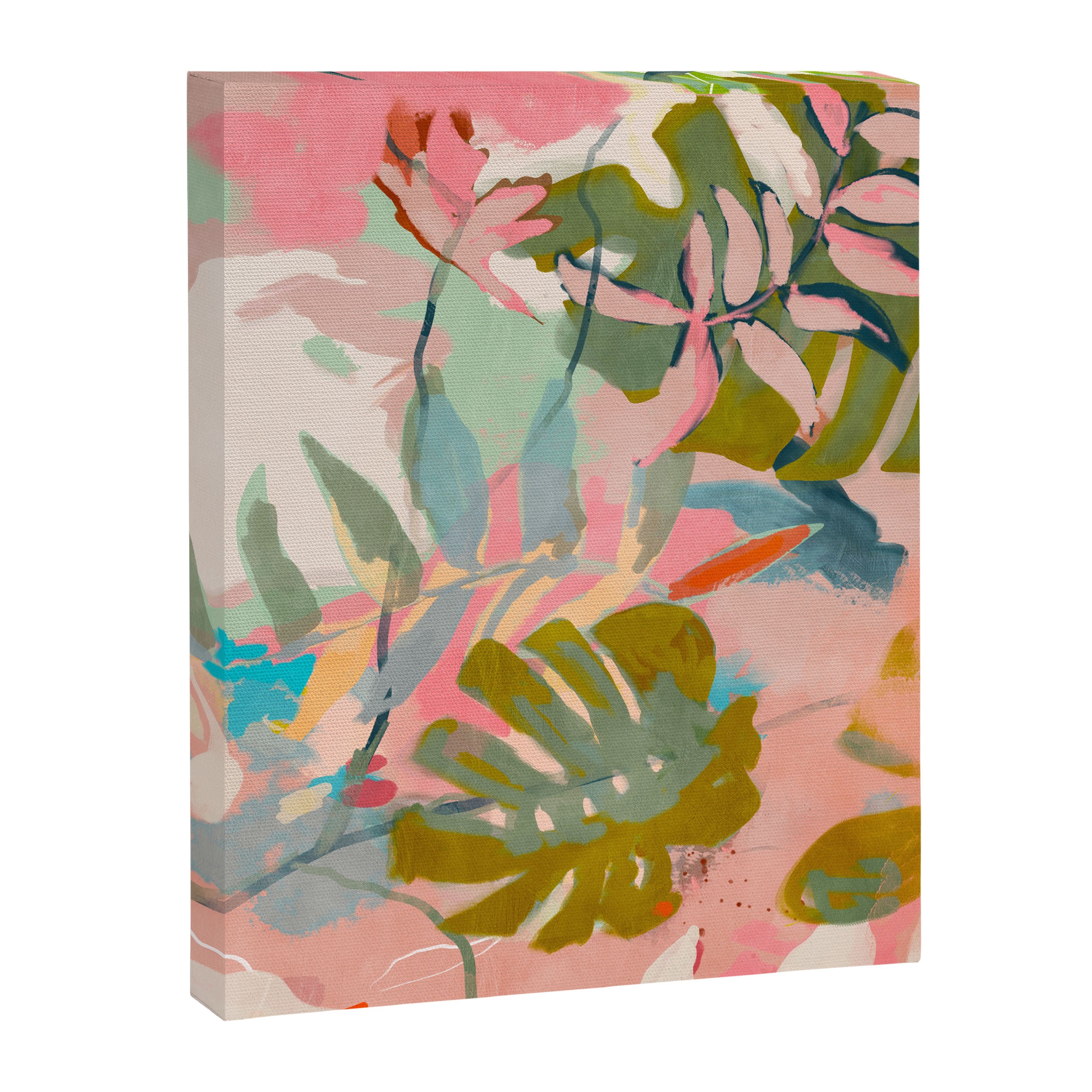 tropical home jungle abstract Canvas Print Gallery Image 6