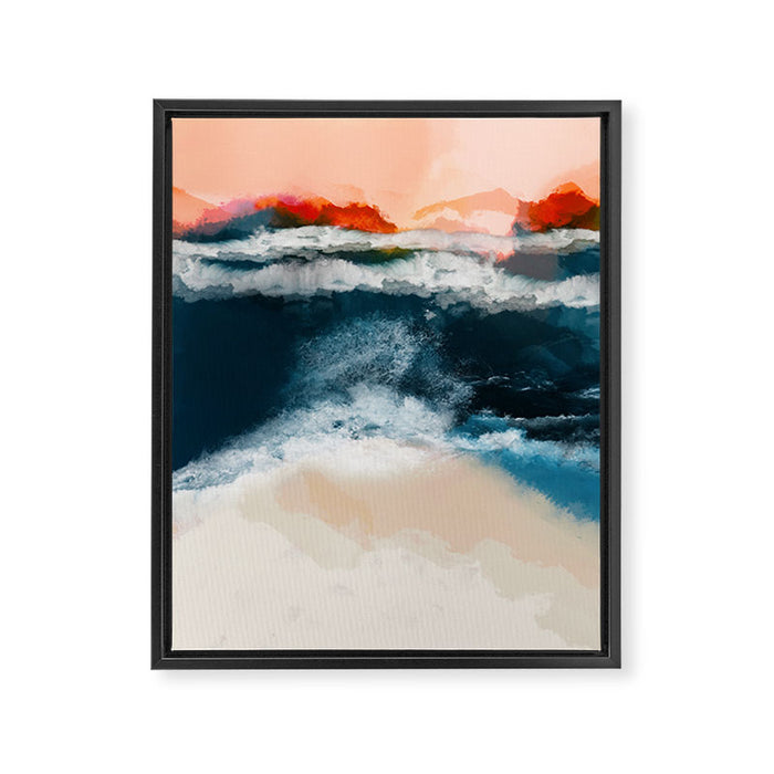 water world Framed Canvas Print Gallery Image 1