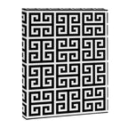 Greek Key (White & Black Pattern) Canvas Print Gallery Image 8