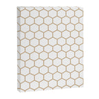 Honeycomb (Tan & White Pattern) Canvas Print Gallery Image 8