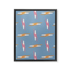 Boating Knot Pattern Framed Canvas Print Gallery Image 6