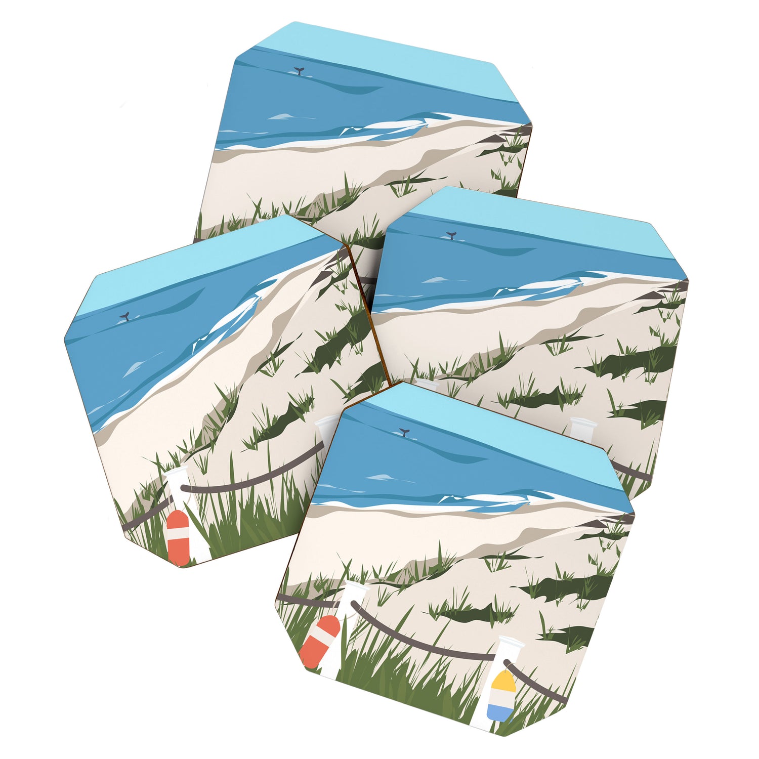 Cape Cod Summer Coaster Gallery Image 1