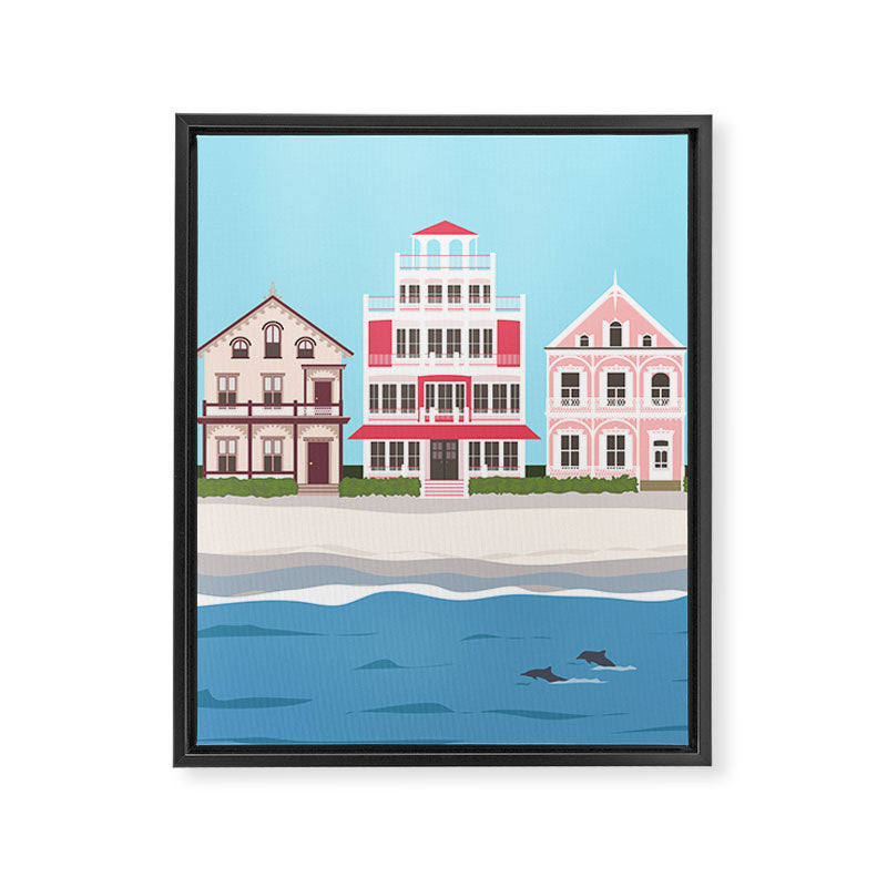 Cape May Summer Framed Canvas Print Gallery Image 6