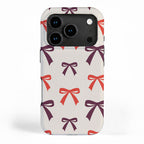 Christmas Bows Pattern iPhone Case Gallery Image 1