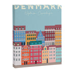Denmark, Nyhavn, Copenhagen Travel Poster Canvas Print Gallery Image 6