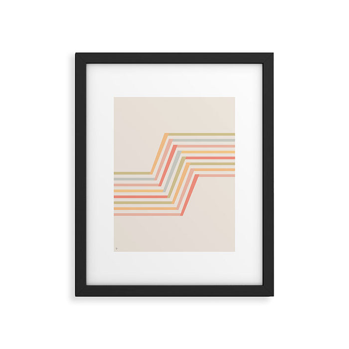 Geometric Terraces #2 Framed Art Print Gallery Image 1