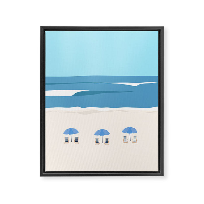Hilton Head Island Summer Framed Canvas Print Gallery Image 1