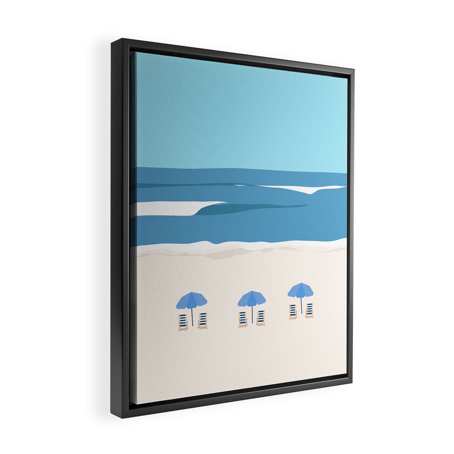 Hilton Head Island Summer Framed Canvas Print Gallery Image 2