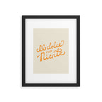 Il dolce far niente (The sweetness of doing nothing) - Orange Framed Art Print Gallery Image 4