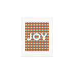 Joy in Christmas Plaid Art Print Gallery Image 1