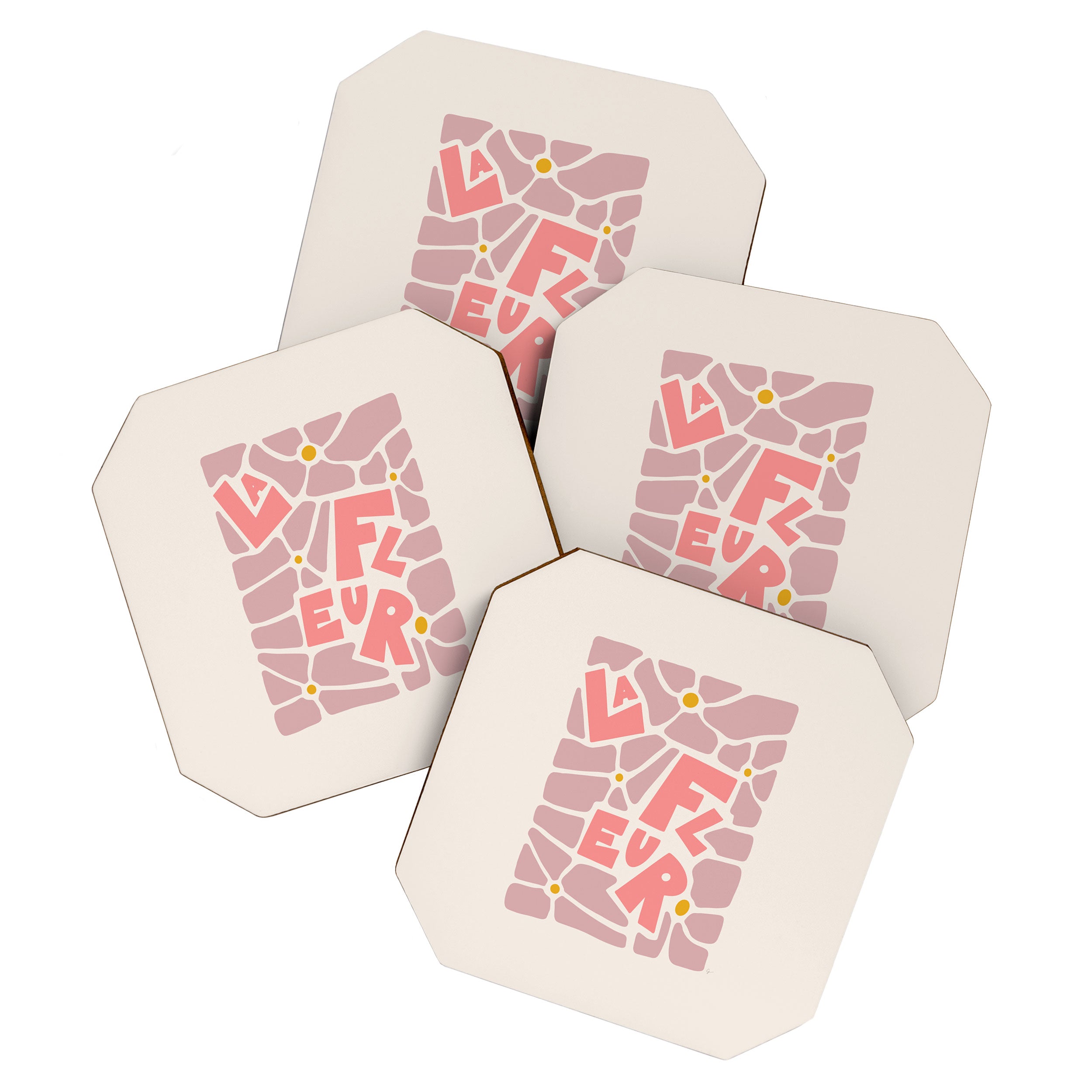 La Fleur French Flower Coaster Gallery Image 1