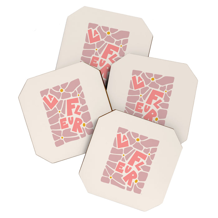 La Fleur French Flower Coaster Gallery Image 1