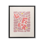 La Fleur French Flower Framed Canvas Print Gallery Image 6