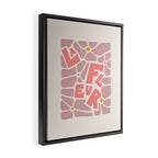 La Fleur French Flower Framed Canvas Print Gallery Image 2