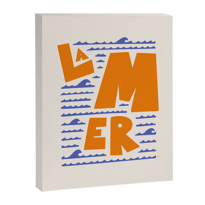 La Mer French Sea Canvas Print Gallery Image 1