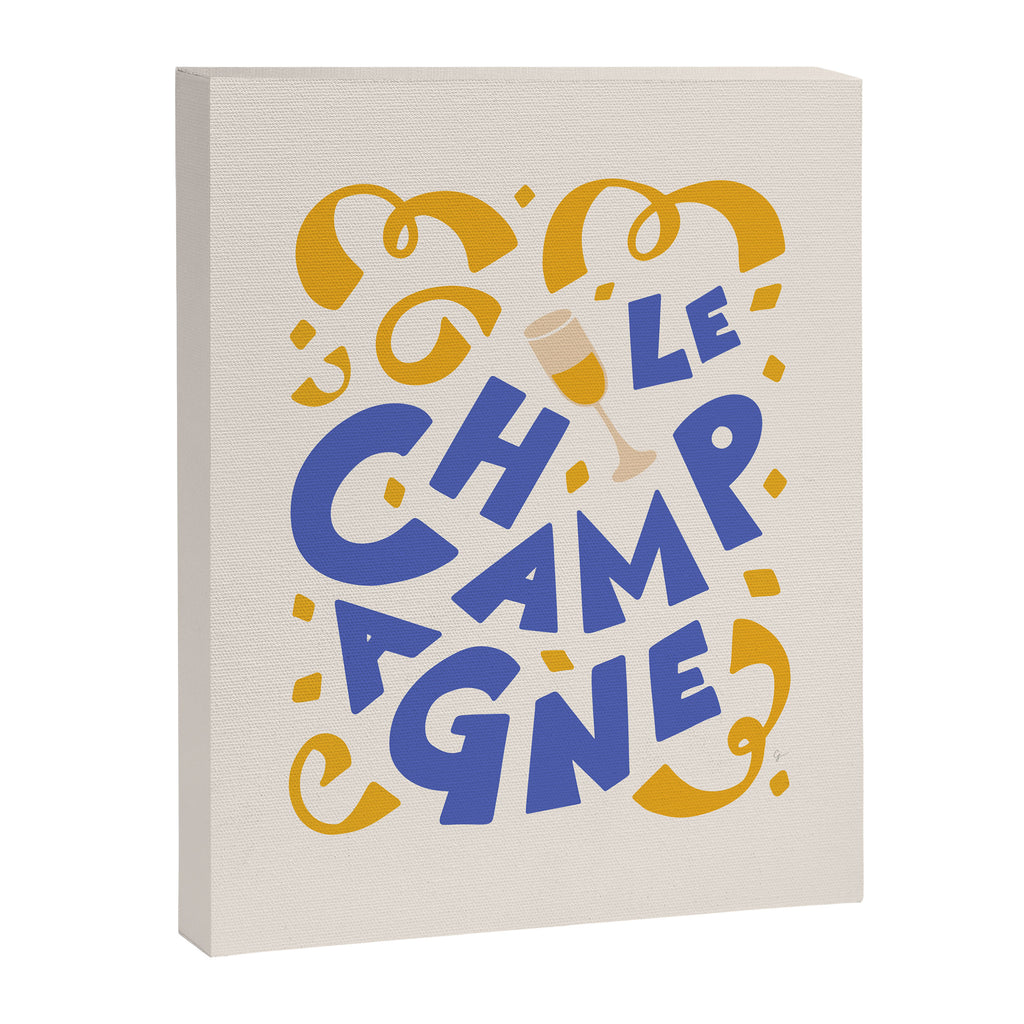 Le Champagne French Canvas Print Gallery Image 6