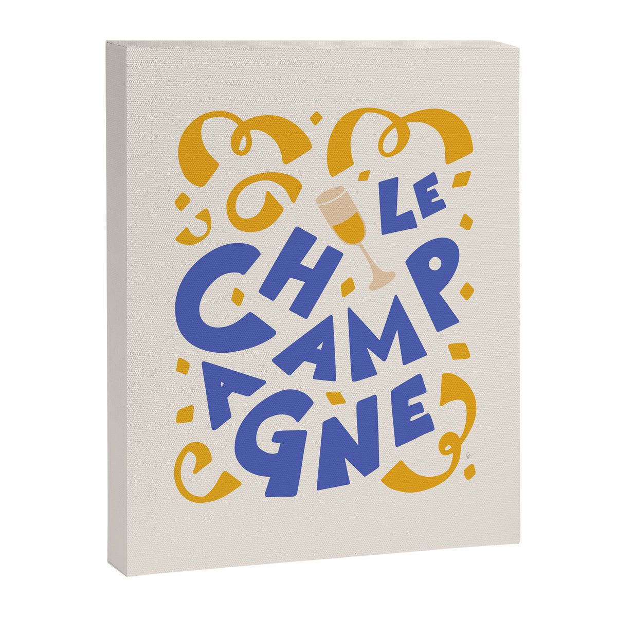 Le Champagne French Canvas Print Gallery Image 6