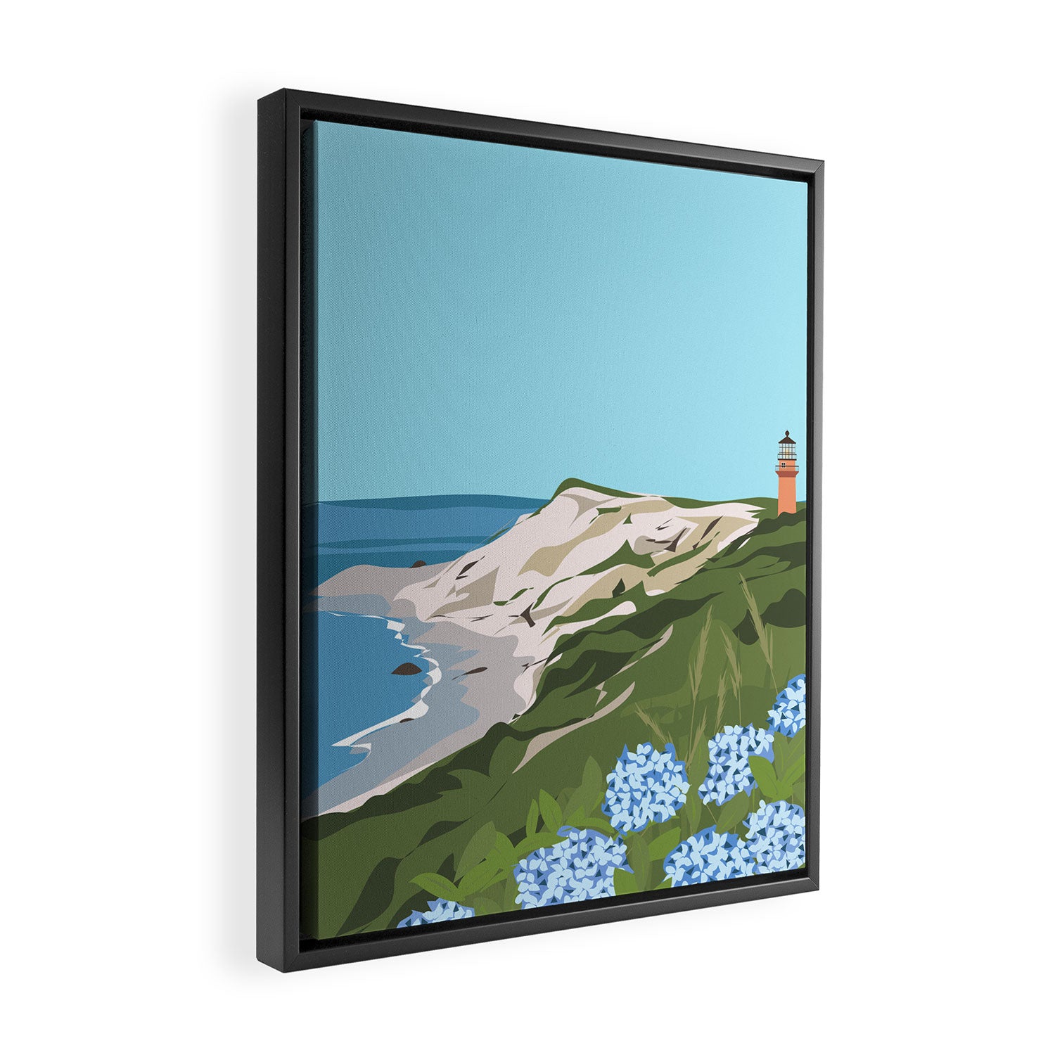 Martha's Vineyard Summer Framed Canvas Print Gallery Image 2