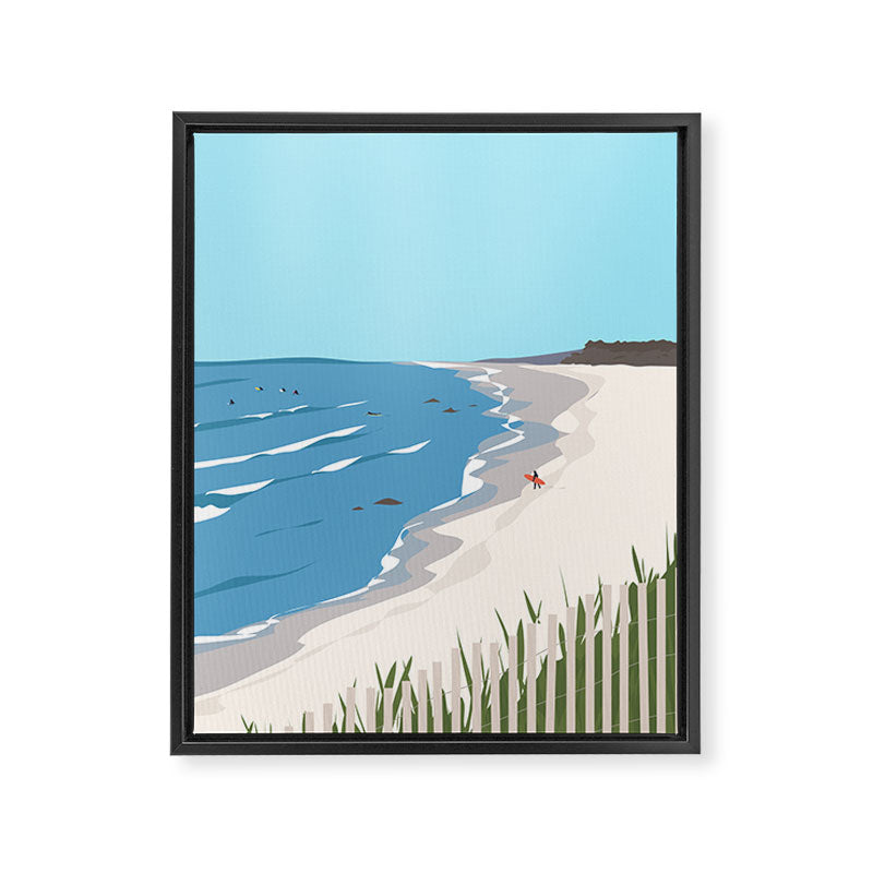 Montauk Summer Framed Canvas Print Gallery Image 6