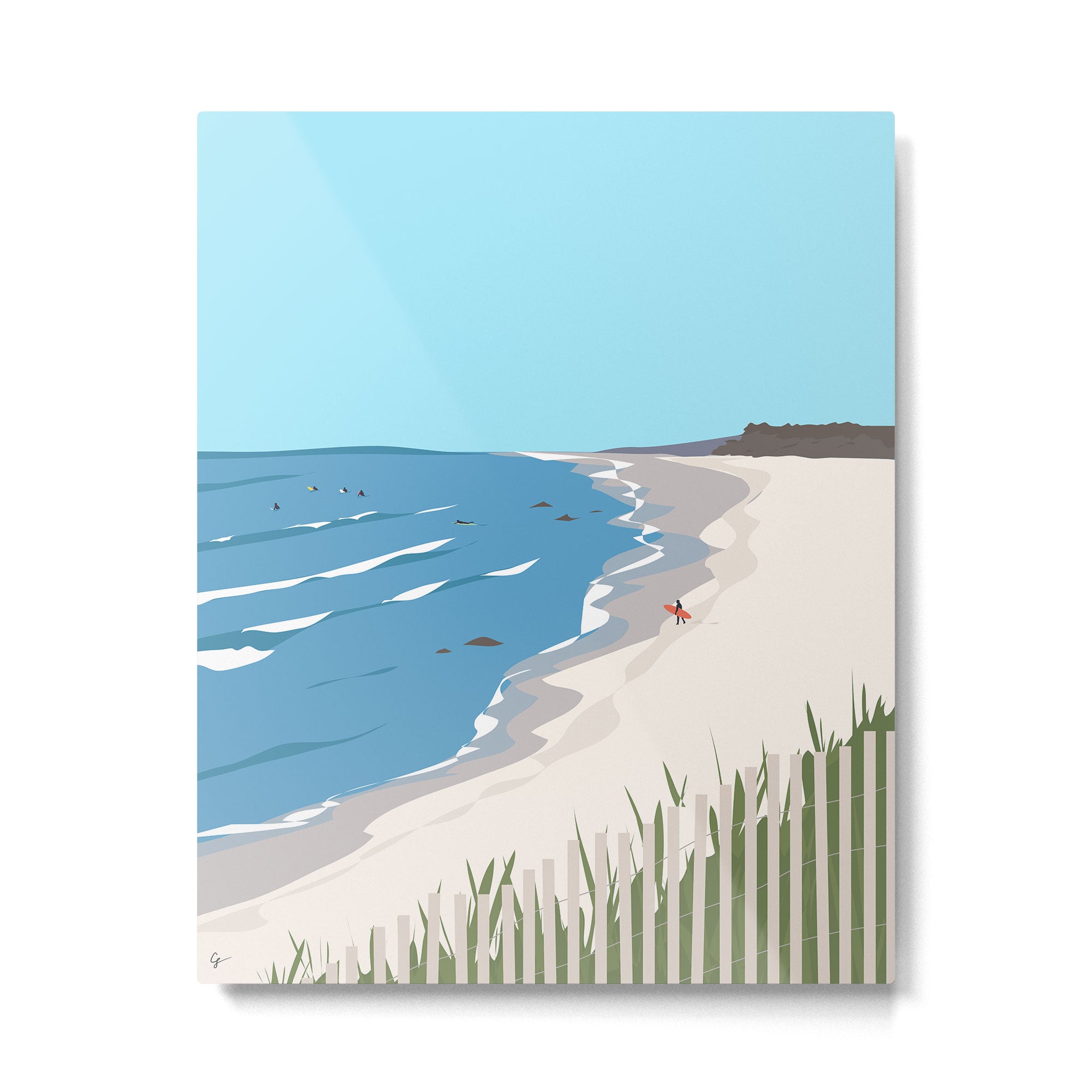 Montauk Summer Metal Print Gallery Image 4