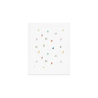 Mountain Skiers Pattern Art Print Gallery Image 1
