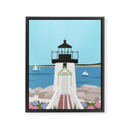 Nantucket Summer Framed Canvas Print Gallery Image 6