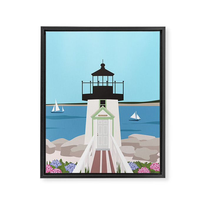 Nantucket Summer Framed Canvas Print Gallery Image 1