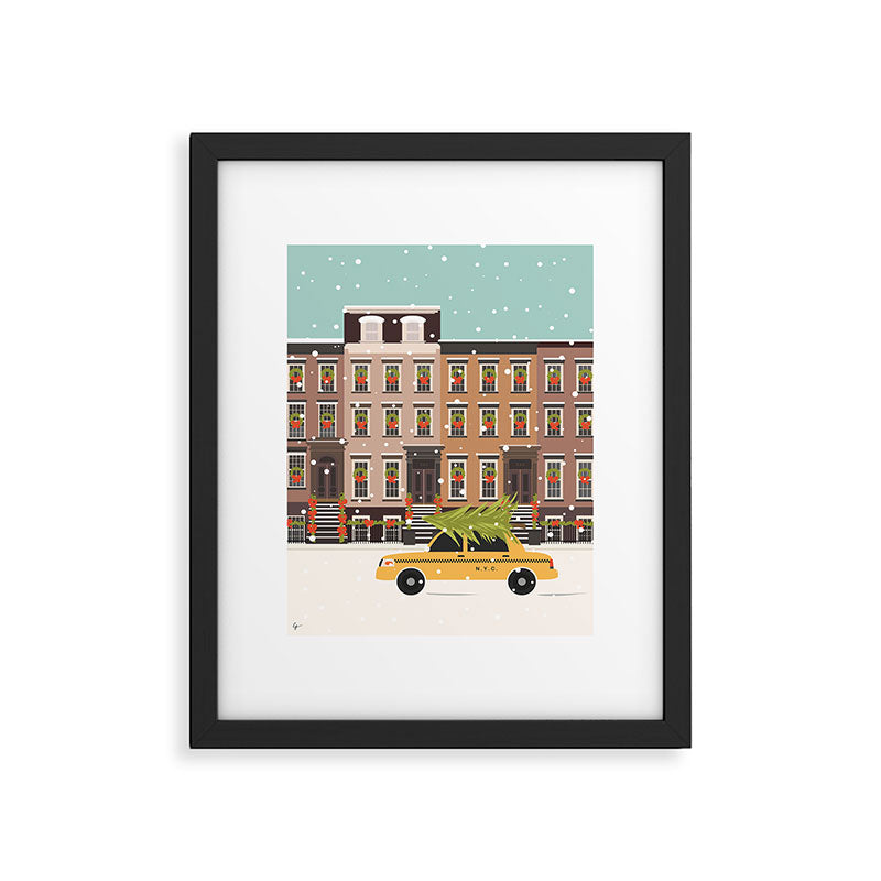 New York City Christmas Framed Art Print Gallery Image 5