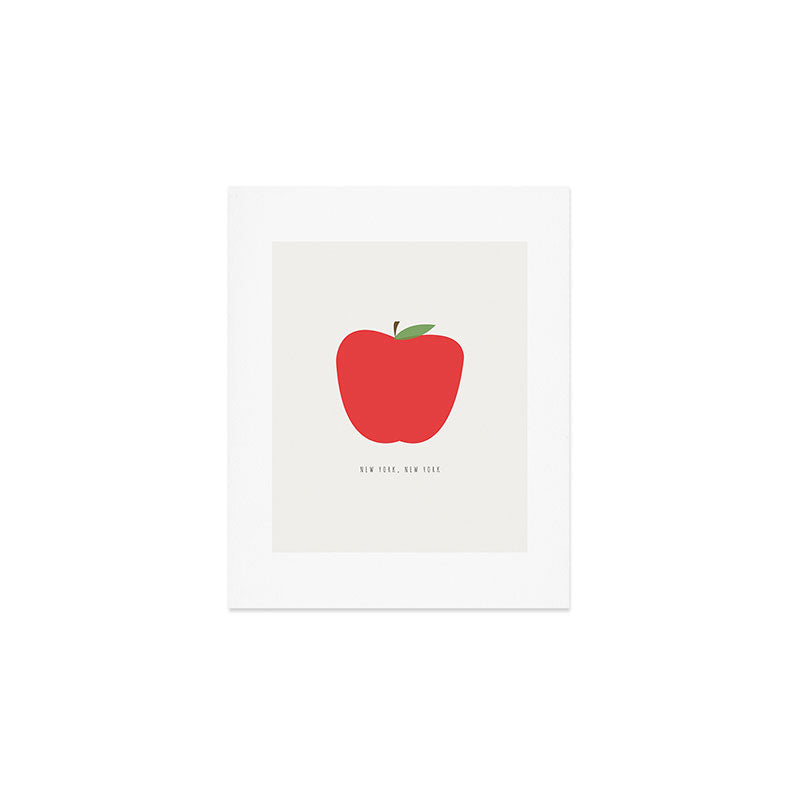 New York City, NYC Apple Art Print Gallery Image 1