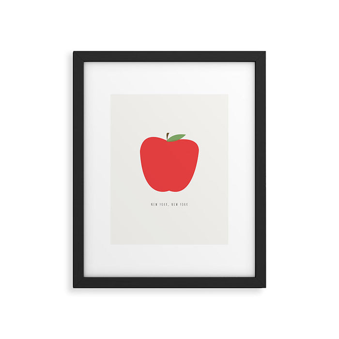 New York City, NYC Apple Framed Art Print Gallery Image 1
