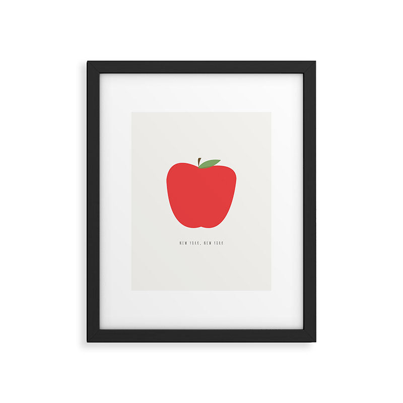 New York City, NYC Apple Framed Art Print Gallery Image 4