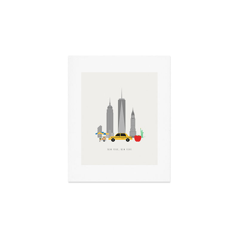 New York City, NYC Skyline Art Print Gallery Image 1