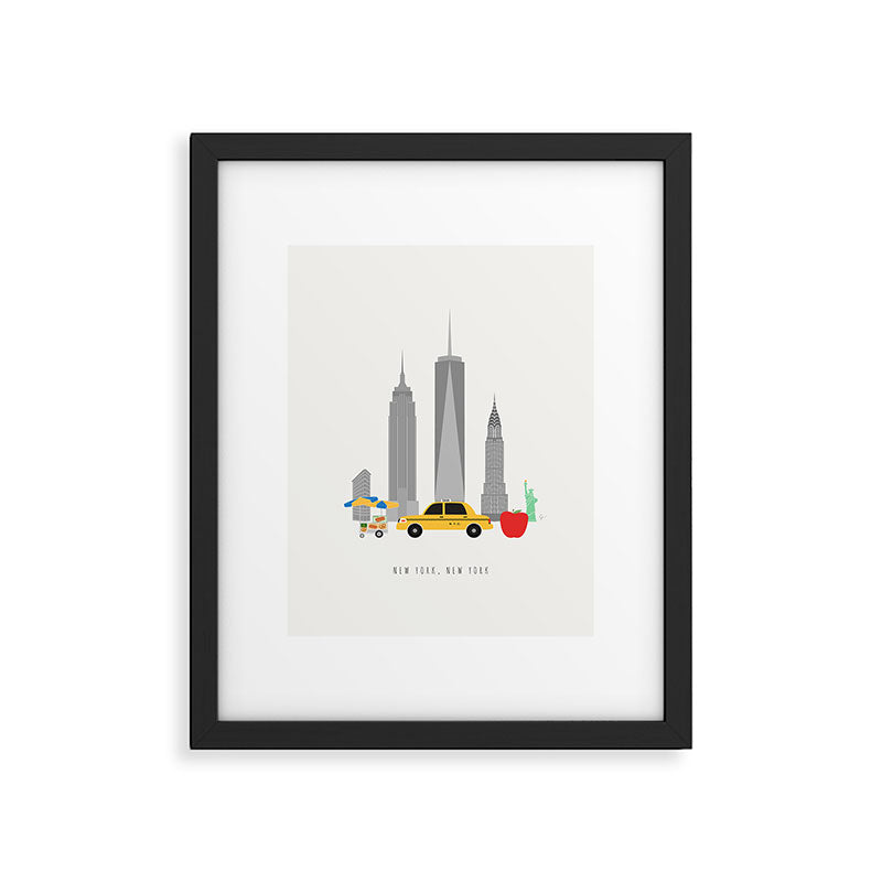 New York City, NYC Skyline Framed Art Print Gallery Image 5