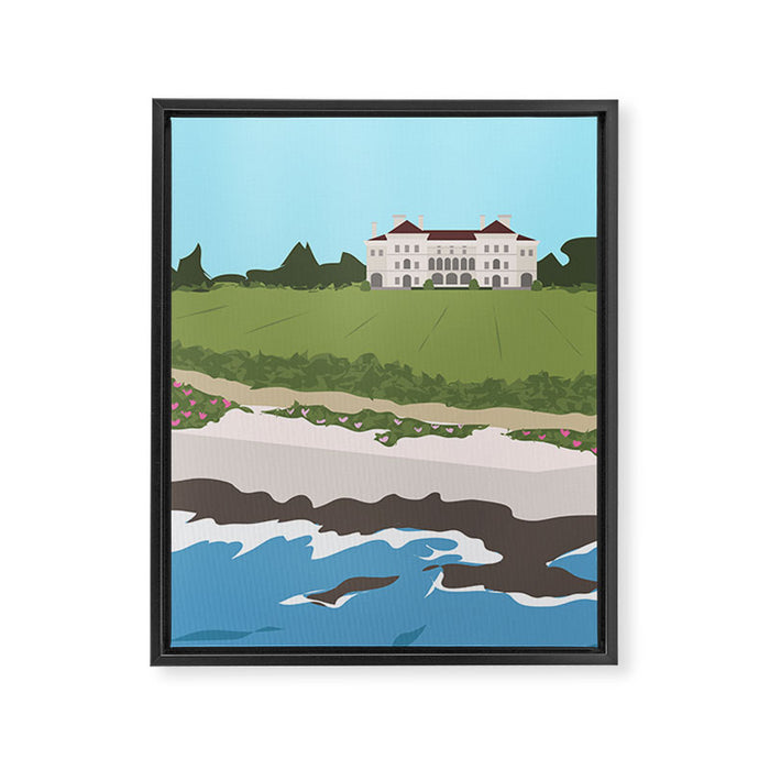 Newport Summer Framed Canvas Print Gallery Image 1