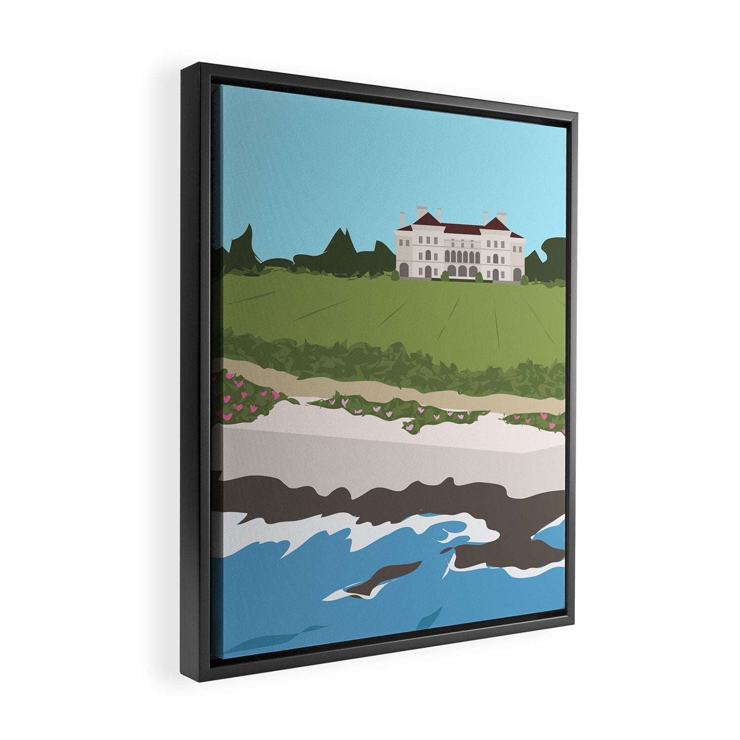 Newport Summer Framed Canvas Print Gallery Image 2