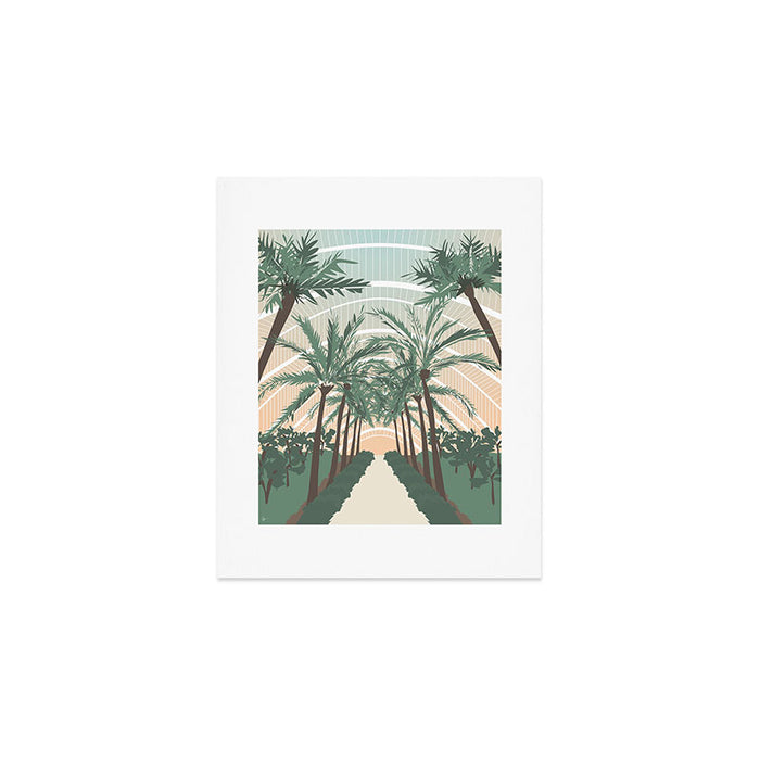 Palm Trees in Valencia, Spain Art Print Gallery Image 1