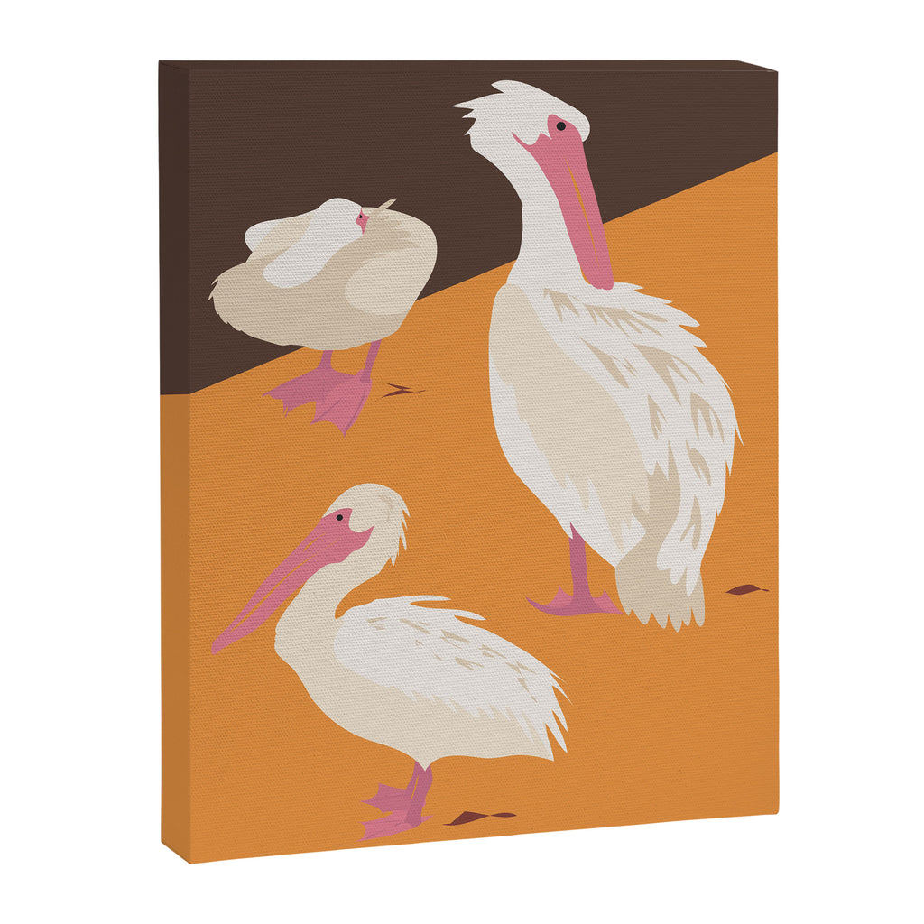 Pelicans Canvas Print Gallery Image 6