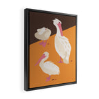 Pelicans Framed Canvas Print Gallery Image 2