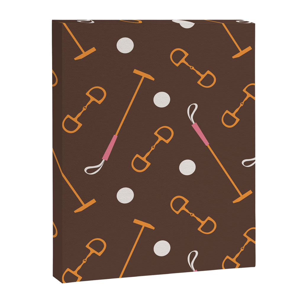 Polo Pattern Canvas Print Gallery Image 6