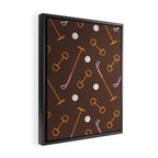 Polo Pattern Framed Canvas Print Gallery Image 2