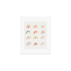 Pastel Rainbows Art Print Gallery Image 1