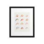 Pastel Rainbows Framed Art Print Gallery Image 5