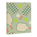 Retro Pickleball Pattern Canvas Print Gallery Image 6