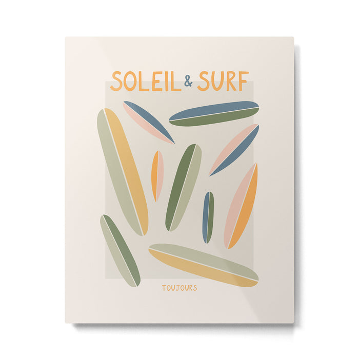 Soleil & Surf Toujours Metal Print Gallery Image 1
