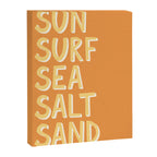 Sun Surf Sea Salt Sand Hand Lettering Canvas Print Gallery Image 6